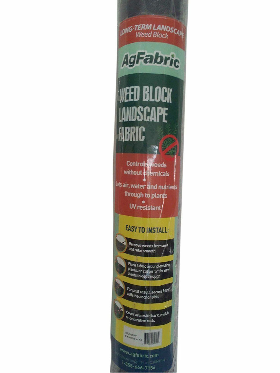 20 Year Landscape Weed Barrier Weed Barrier Block Fabric 3.0ounce Ground Cover