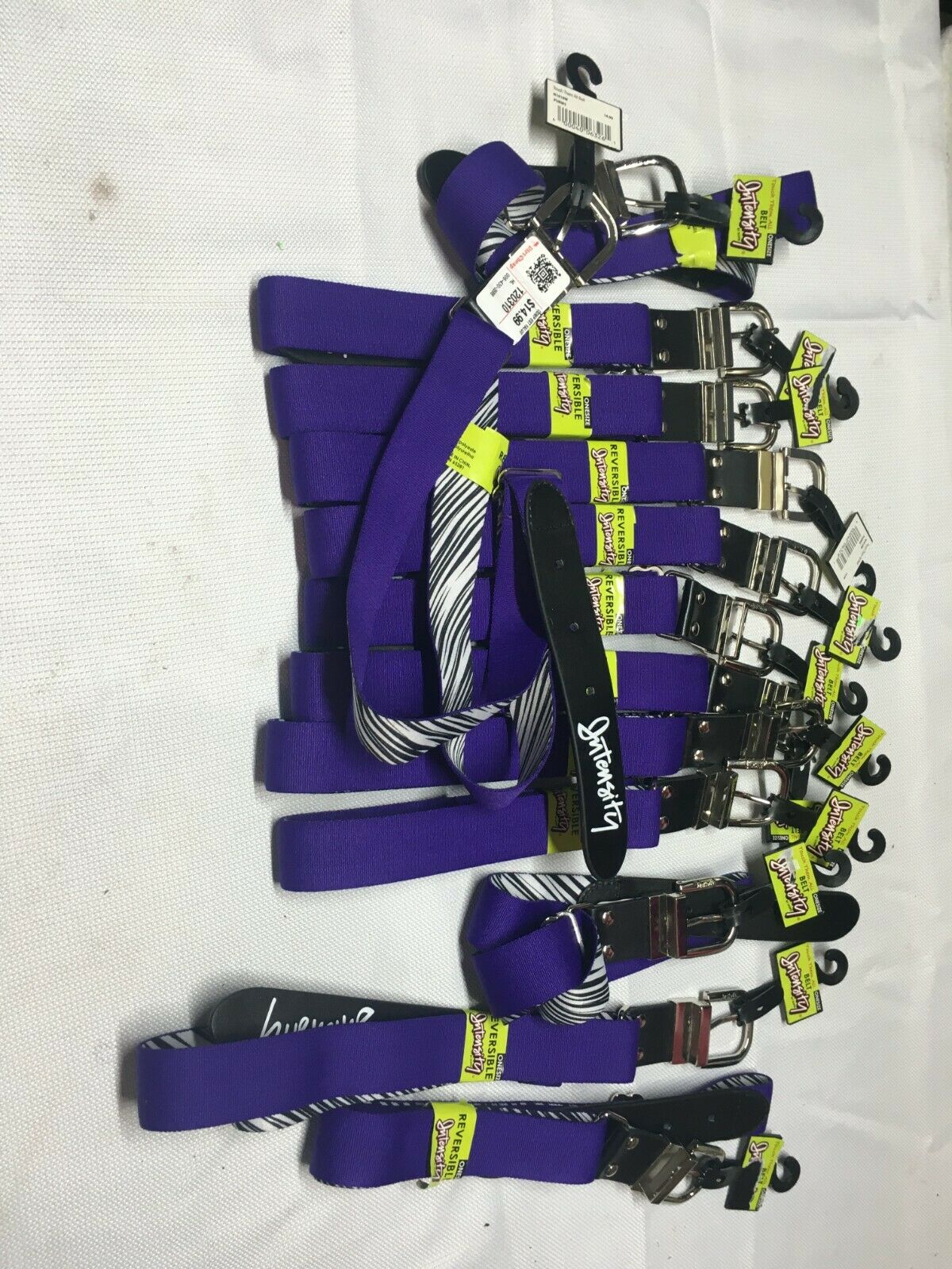 Intensity One Size. Reversible Purple Touch Them All Belt –lot 0f 8-new
