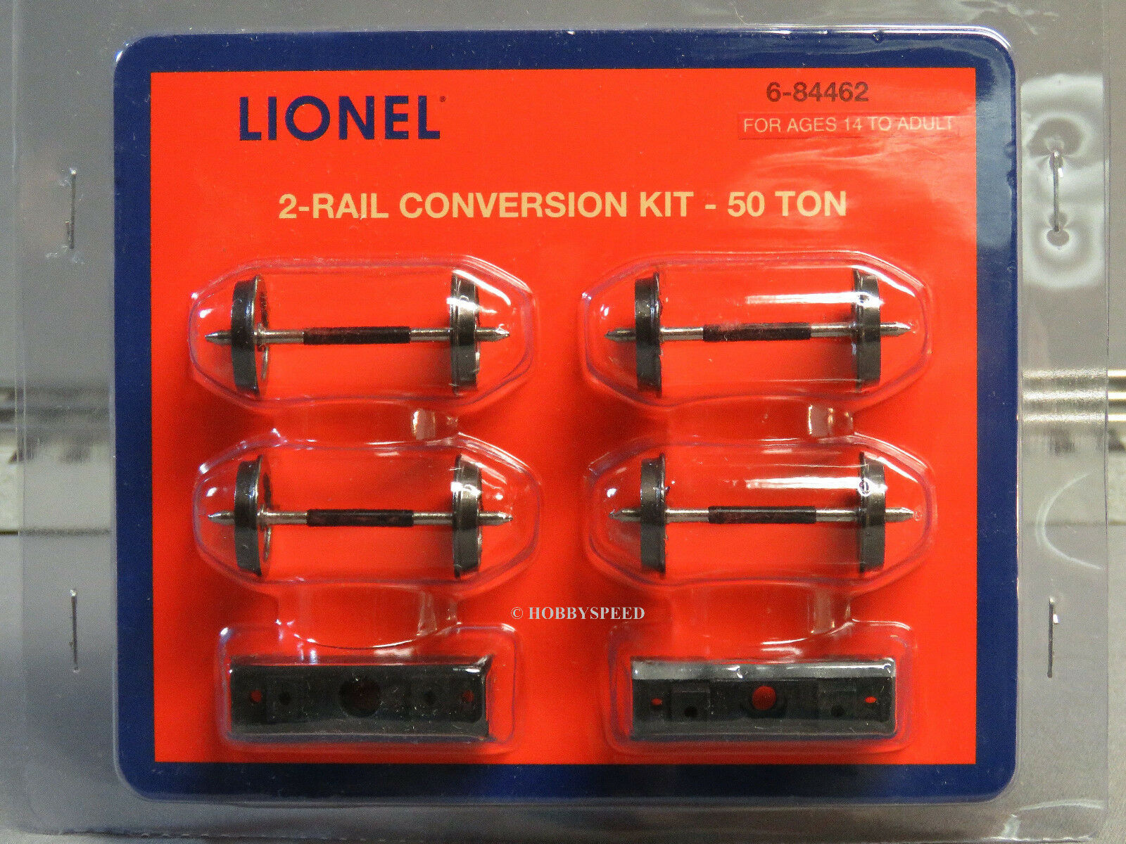 Lionel 2-rail Conversion Kit 50 Ton O Gauge Truck 3 To 2 Rail Car 6-84462 New