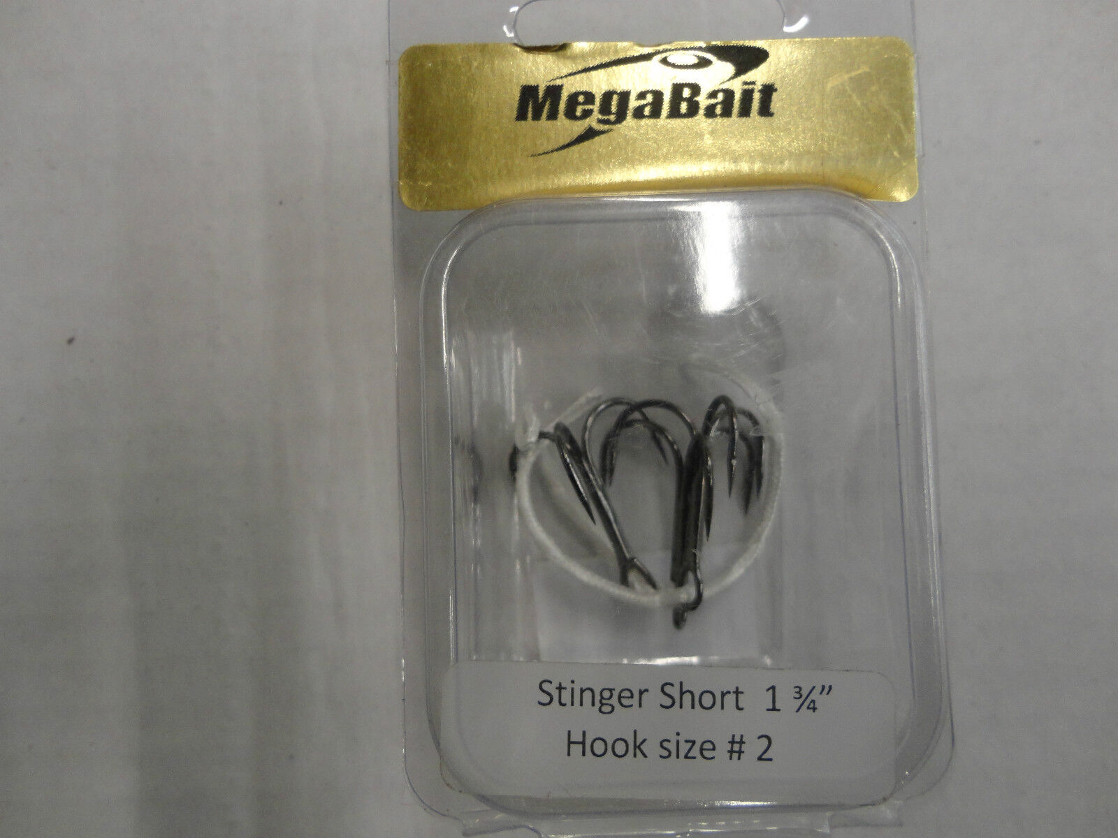 Megabait Stringer "short" 1 3/4", Treble Hook Size 2 (new/old Stock)
