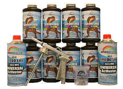 T-rex Tintable Spray-on Truck Bed Liner, Smr-1000t-k8 Bedliner Kit W/free Gun
