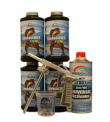T-rex Tintable Spray-on Truck Bed Liner, Smr-1000t-k4 Bedliner Kit W/free Gun